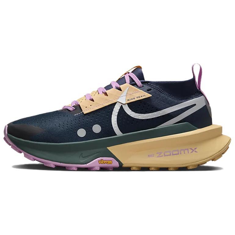 Nike Nike Zegama 2 Anti Slip Wear Resistant Low Top Running Shoes Women's Deep Sea Blue