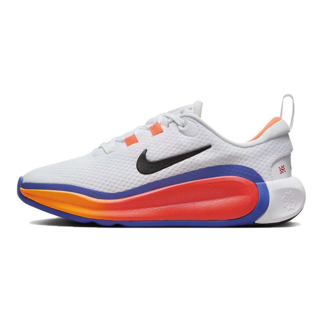 Nike Nike Slip Resistant Breathable Low Top Kids' Running Shoes White Orange Kids'