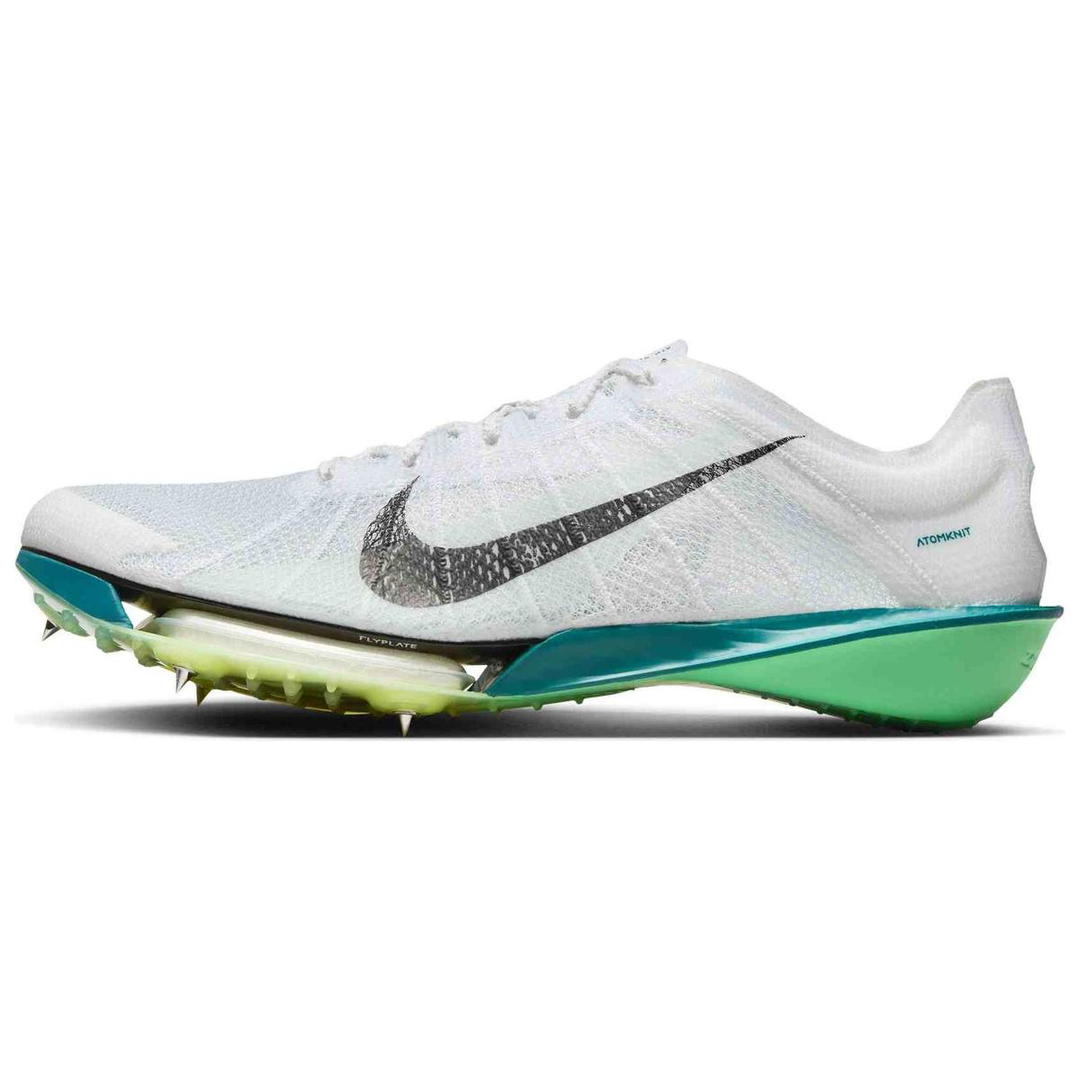Nike Nike Air Zoom Victory Anti Slip Wear Resistant Low Top Running Shoes Unisex White Black Green
