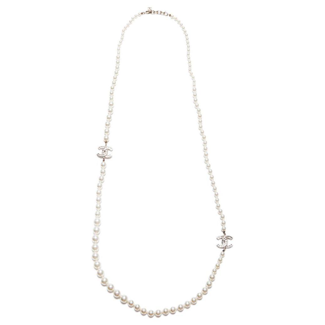 Chanel Chanel 2016 Cc Faux-pearl Necklace