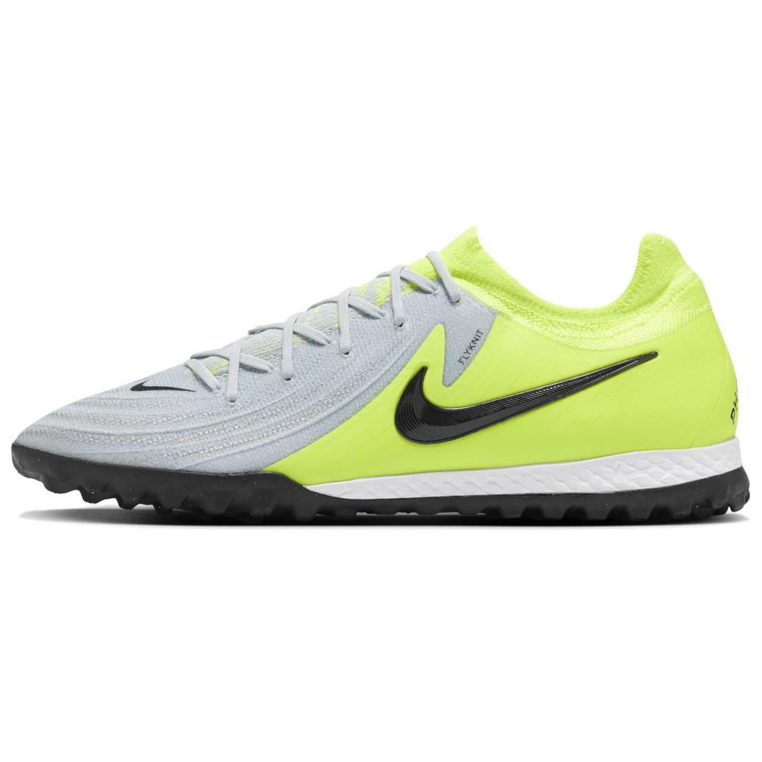 Nike Nike Phantom GX 2 Pro Anti Slip Wear Resistant Soccer Shoes Unisex Yellow Gray