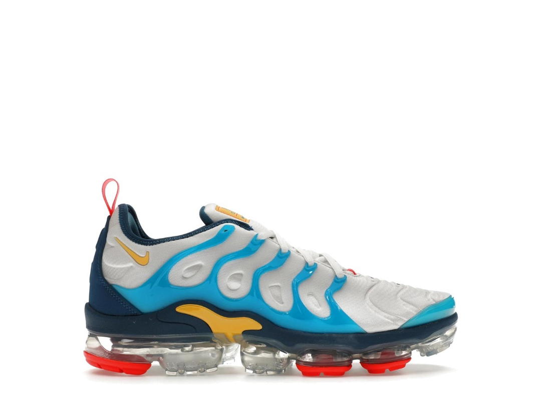 Nike Nike Air VaporMax Plus White Citron Pulse Industrial Blue
