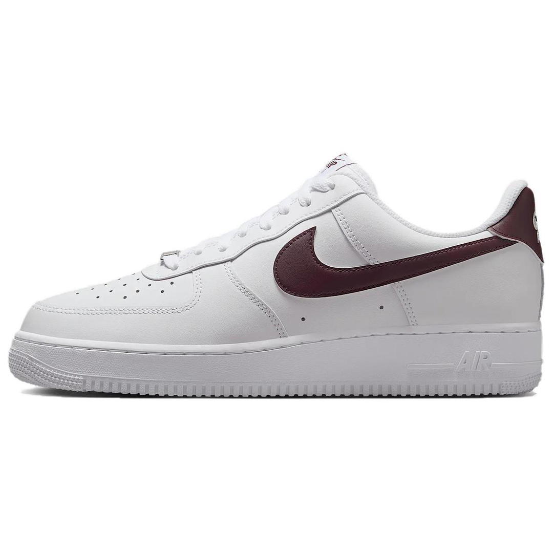 Nike Nike Air Force 1 Anti Slip Wear Resistant Low Top Skateboard Shoes Men's White