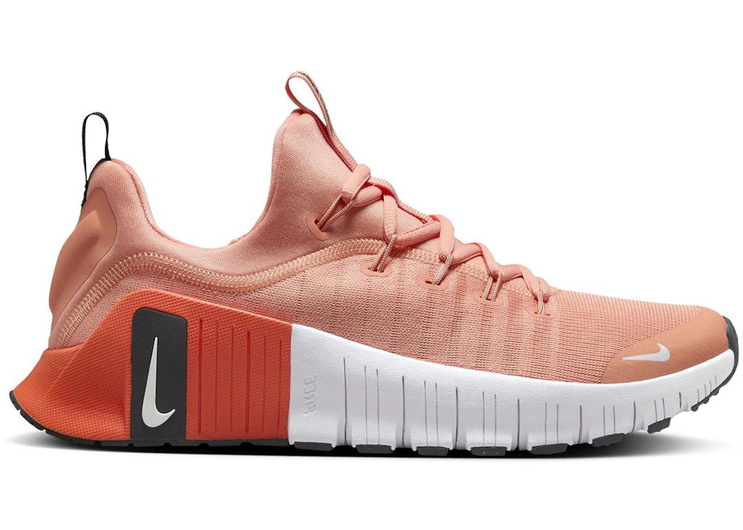 Nike Nike Free Metcon 6 Apricot Agate Turf Orange Black White (Women's)