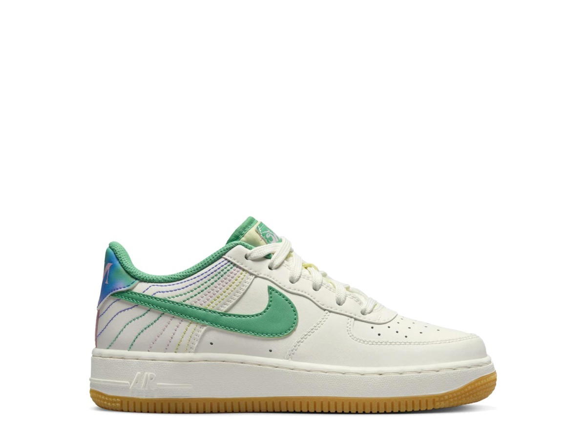 Nike Nike Air Force 1 Low LV8 3 Heel Stitch Sail Stadium Green (GS)