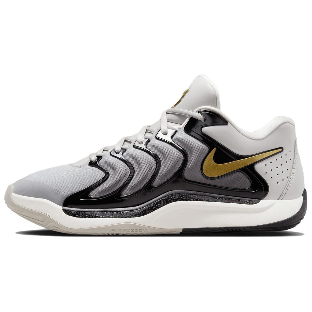 Nike Nike KD 17 Anti Slip Wear Resistant Low Top Basketball Shoes Unisex Gray Black