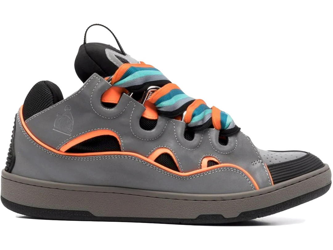 Lanvin Lanvin Curb Sneaker Grey Orange