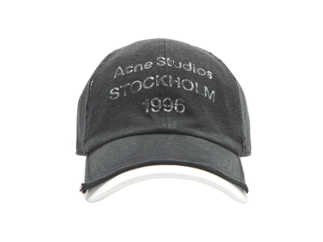 Acne Studios Acne Studios Logo stamp cap Grey