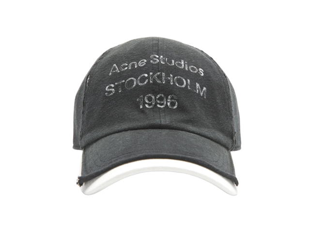 Acne Studios Acne Studios Logo stamp cap Grey - view 1