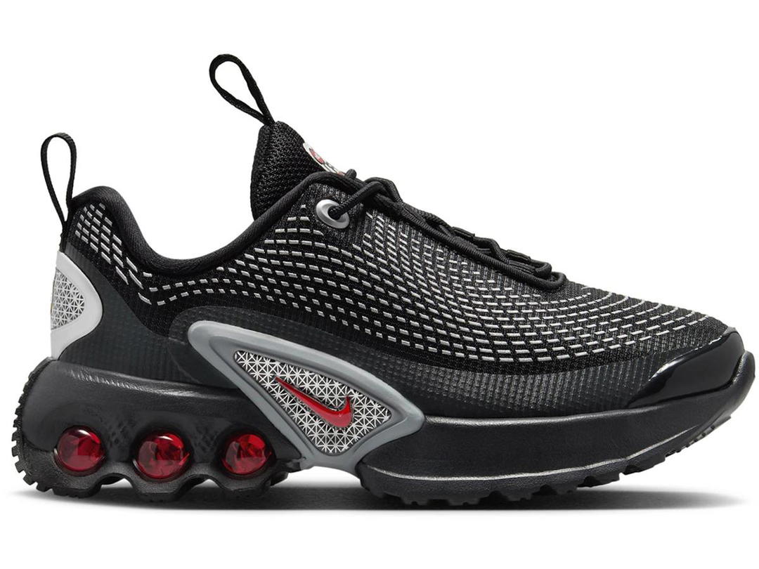 Nike Nike Air Max Dn Black Metallic Silver University Red (PS)