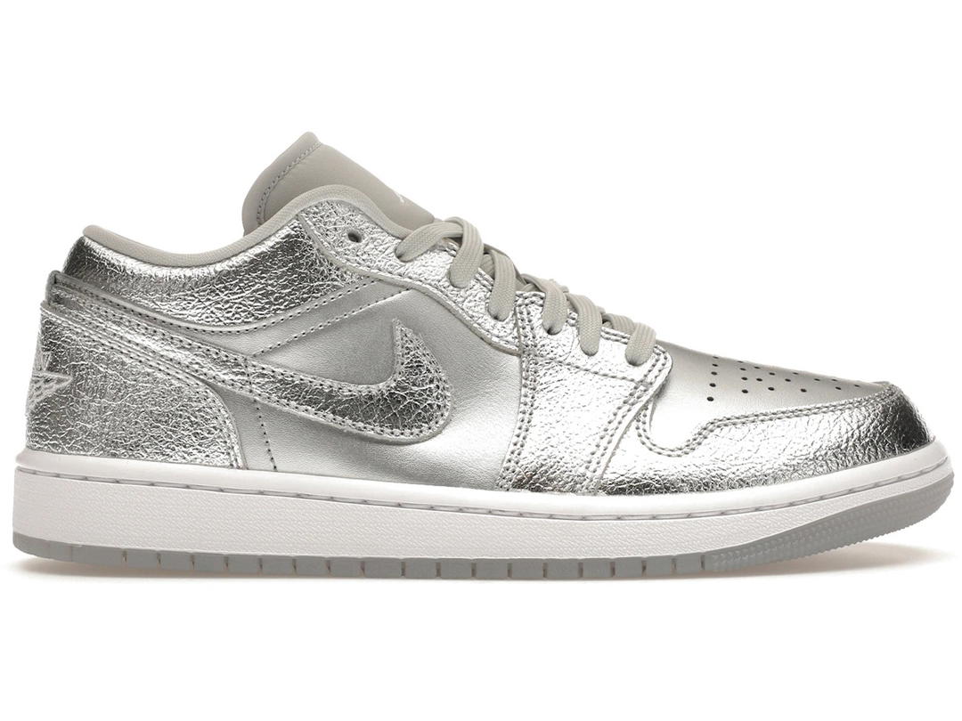 Jordan Jordan 1 Low SE Metallic Silver (Women's)