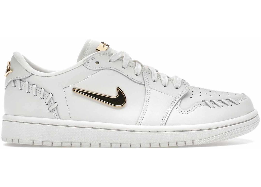 Jordan Jordan 1 Low Method of Make Sail Metallic Gold (Women's)