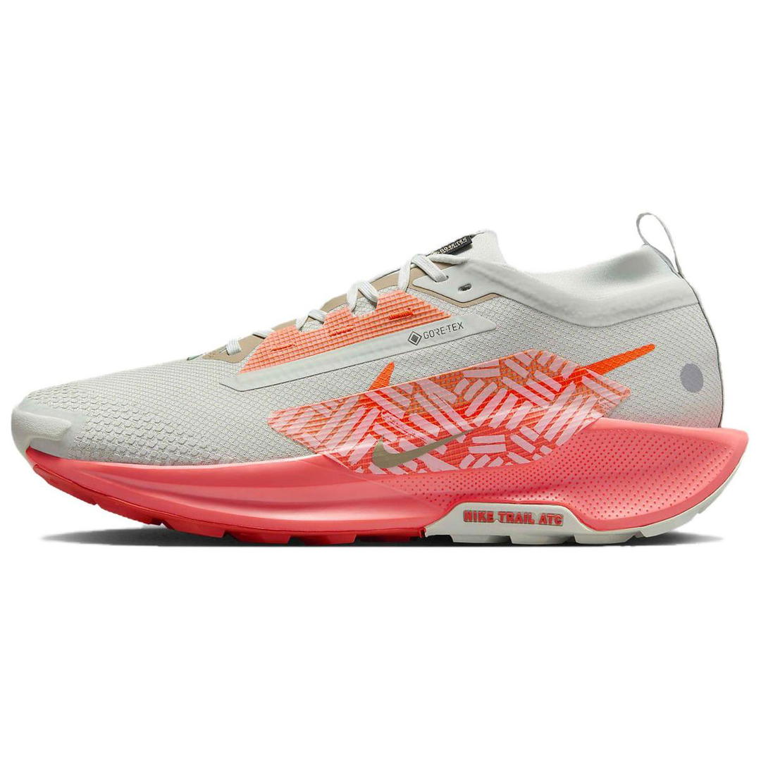 Nike Nike Pegasus Trail 5 Anti Slip And Wear Resistant Water Resistant Low Top Trail Running Running Shoes Men's Gray Red