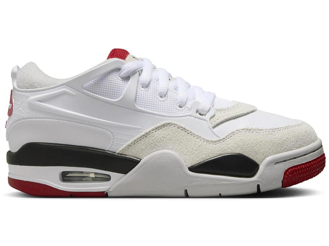 Jordan Jordan 4 RM White Black Neutral Grey Varsity Red (GS)