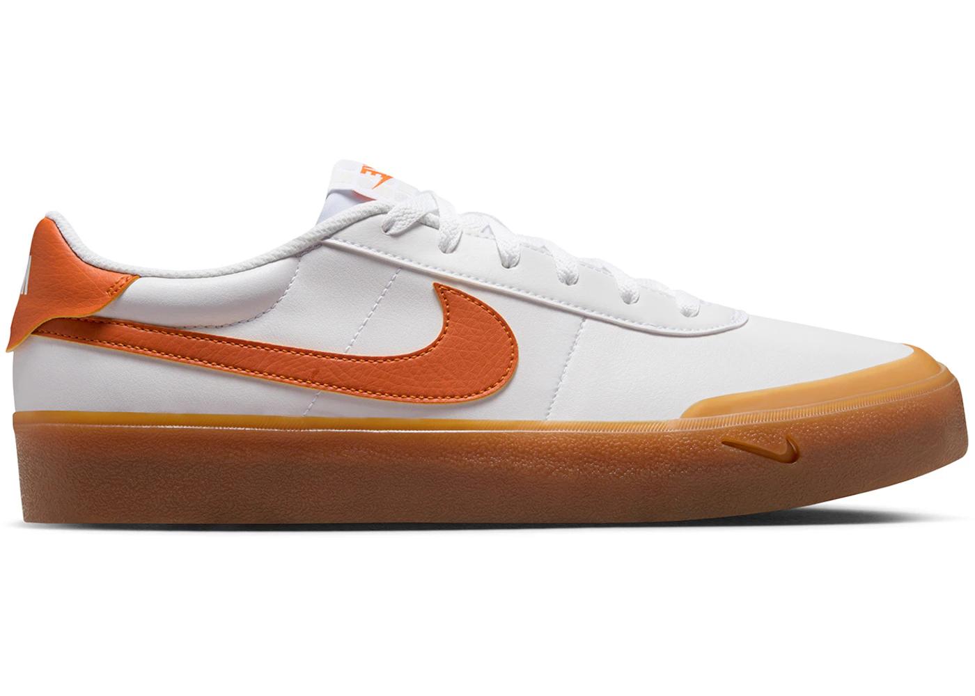 Nike Nike Court Shot White Campfire Orange Gum