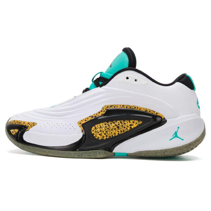 Jordan Jordan Luka 3 Anti Slip Wear Resistant Low Top Children's Basketball Shoes White Teenagers