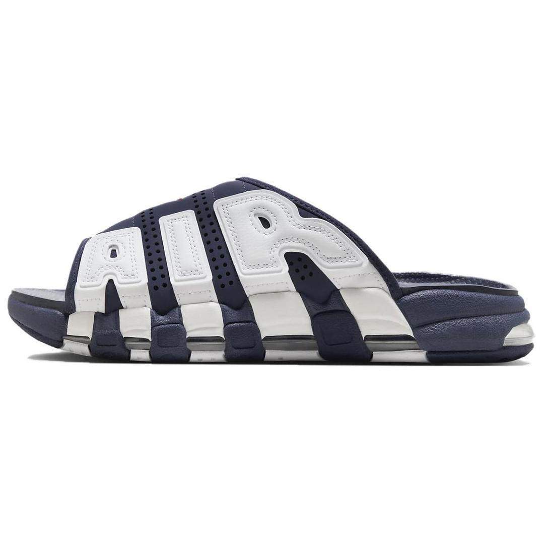Nike Nike Air More Uptempo Slide Slippers Men's Blue White Asian Version