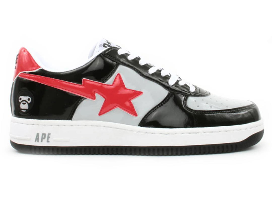 Bape A Bathing Ape Bape Sta Low Baby Milo Grey Red