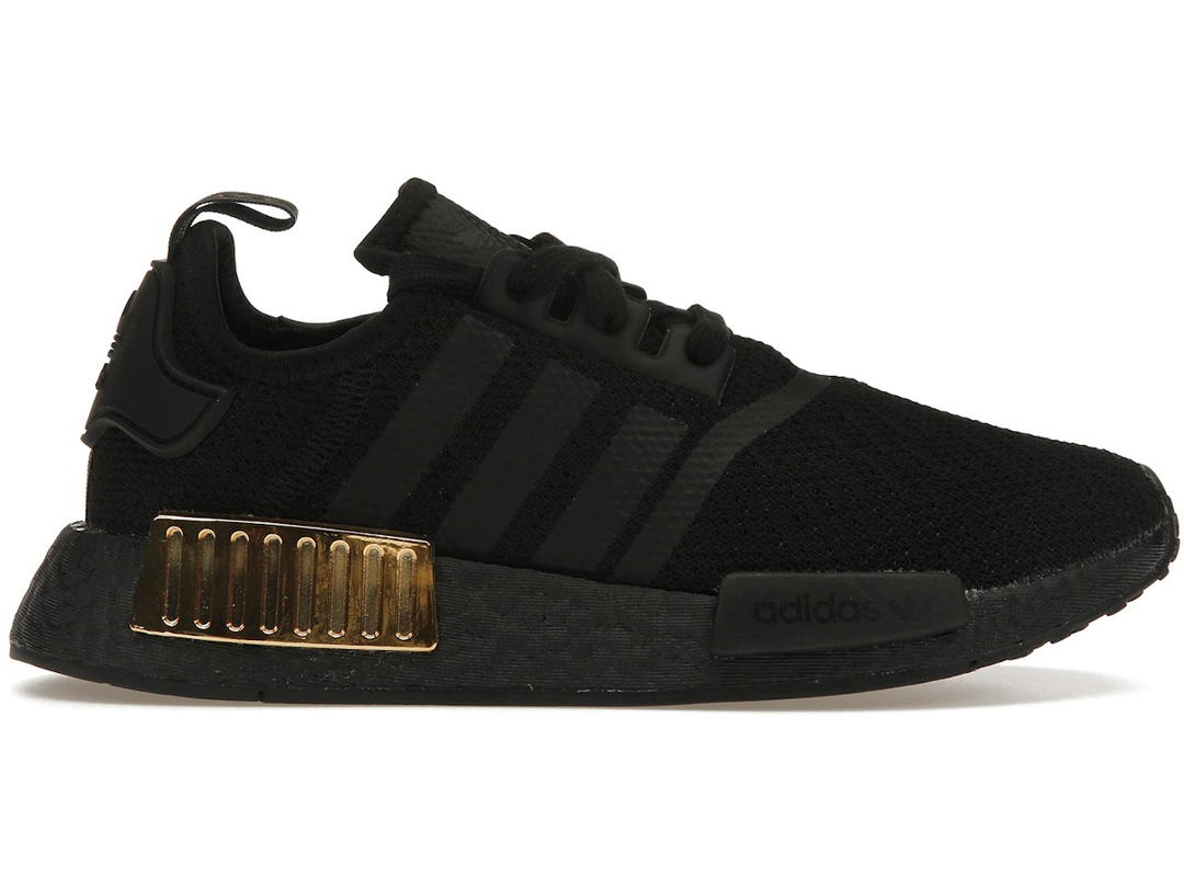 adidas adidas NMD R1 Triple Black Gold Metallic (Women's)
