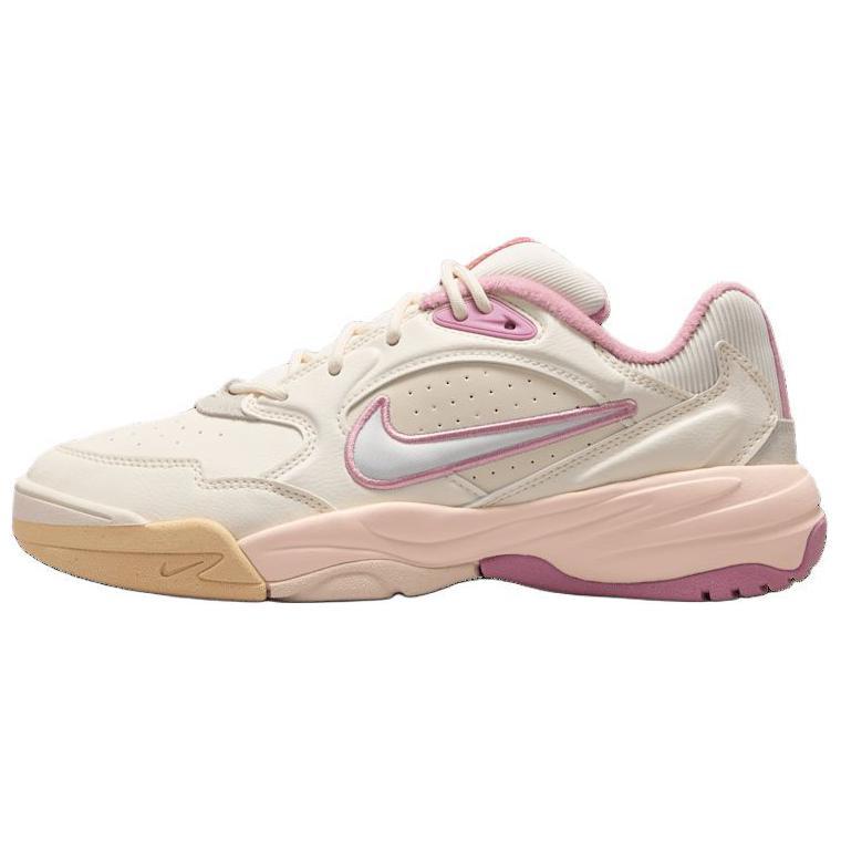 Nike Nike Anti-Slip Wear-Resistant Low-Top Running Shoes Women's Beige Pink