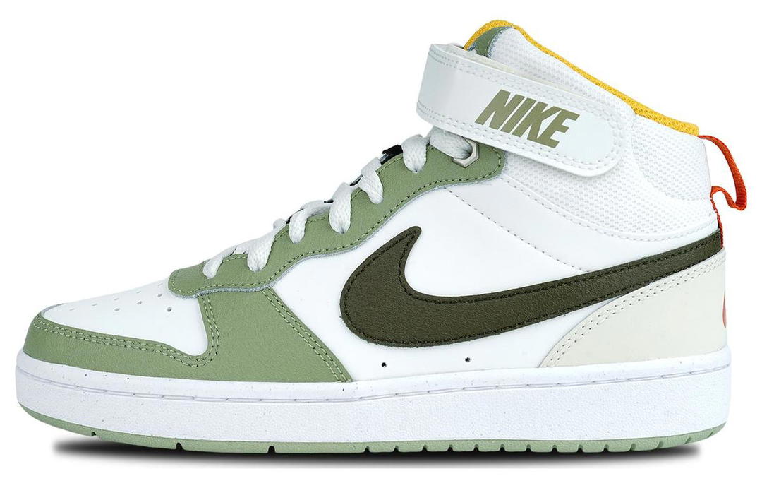 Nike Nike Court Borough Mid Off White Green GS