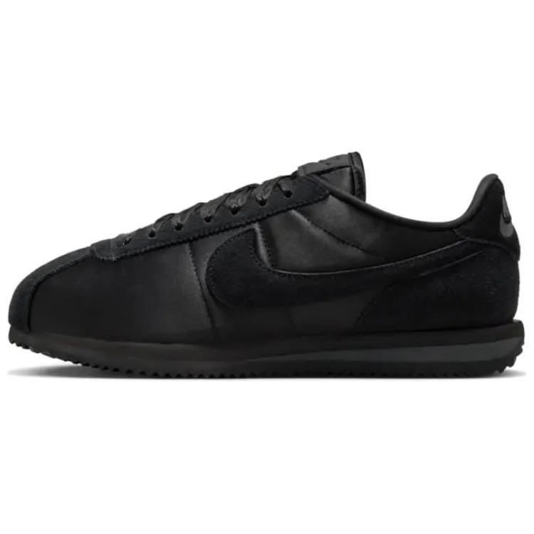 Nike Nike Cortez Textile Satin 'Triple Black' Women's