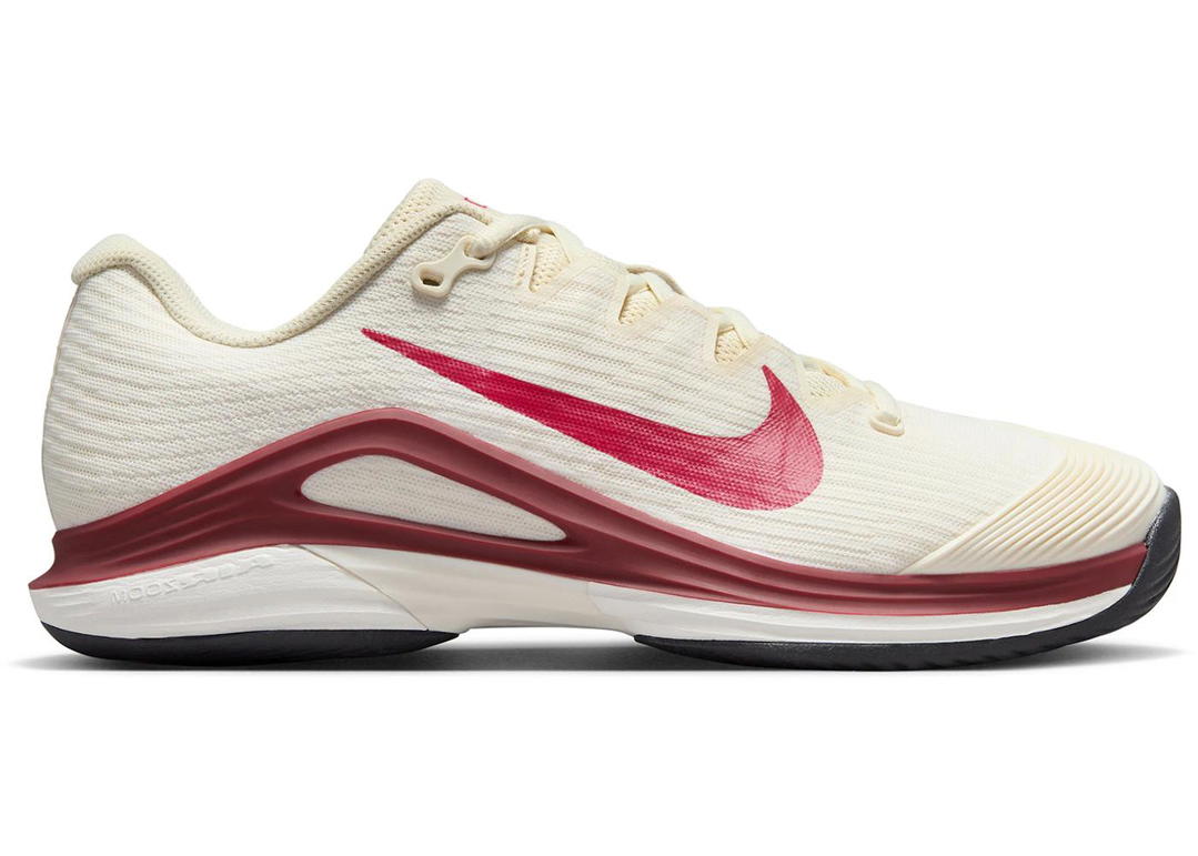 Nike Nike Court Air Zoom Vapor 12 HC Pale Ivory Sail Team Red Rush Pink (Women's)