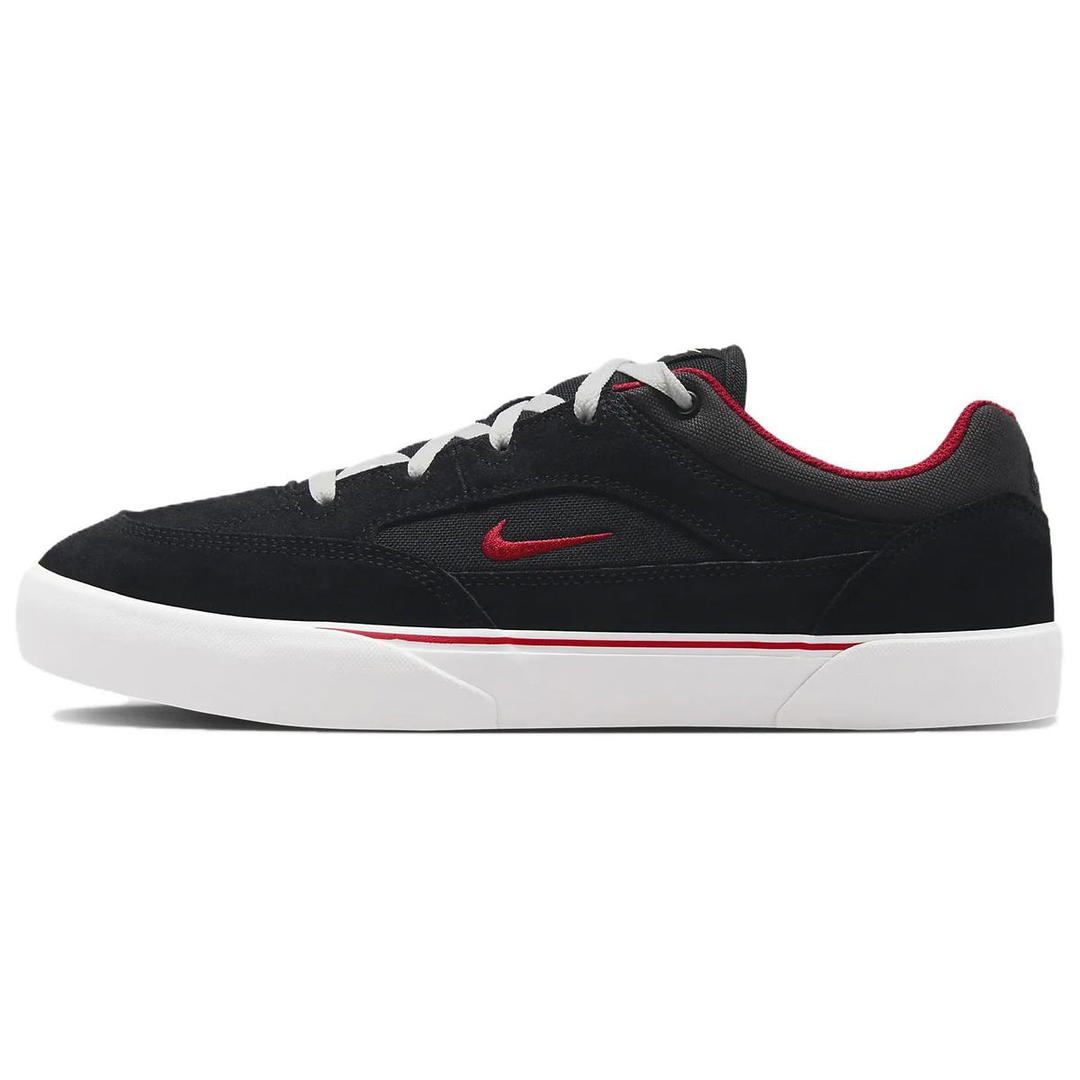 Nike Nike SB MALOR Anti Slip Wear Resistant Low Top Skateboard Shoes Unisex Black