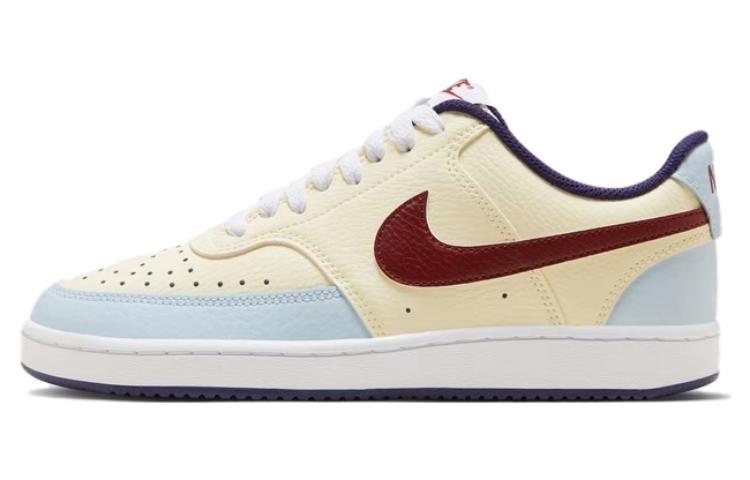 Nike Nike Court Vision 1 Low 'Beige Blue Burgundy' Women's