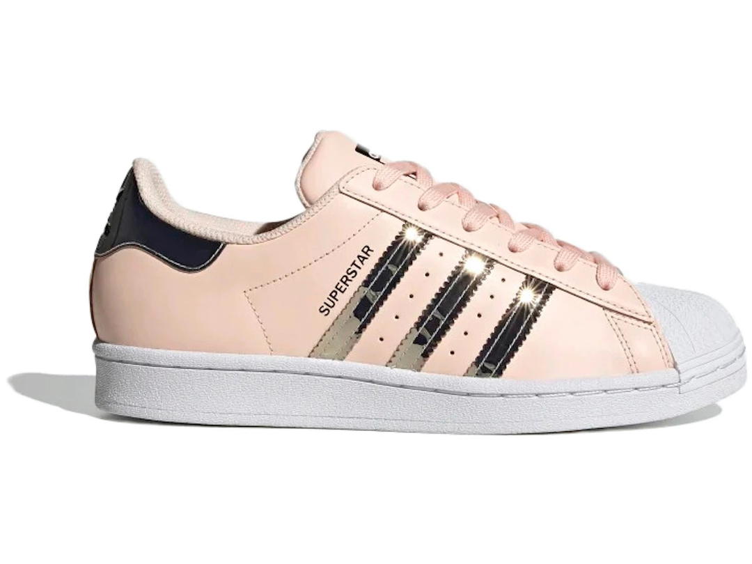 adidas adidas Superstar Metallic Stripes Pink Tint (Women's)