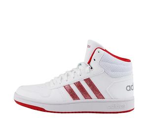 Buy Adidas Neo Hoops 2.0 Mid 'White Red' Women's at Sasom – Authentic and Ready to Ship