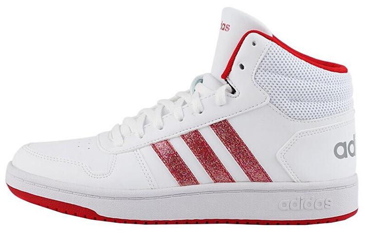 adidas Adidas Neo Hoops 2.0 Mid 'White Red' Women's