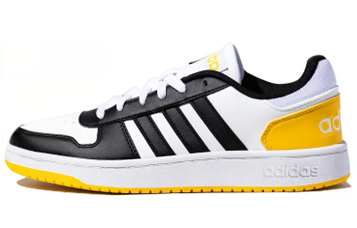 adidas Adidas Neo Hoops 2.0 'Black White Yellow'