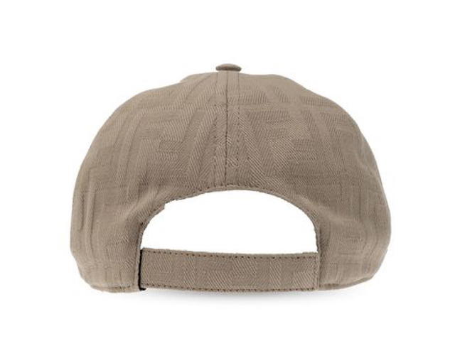 Fendi Fendi All Over Logo Baseball Capecru Cotton 100 - view 2