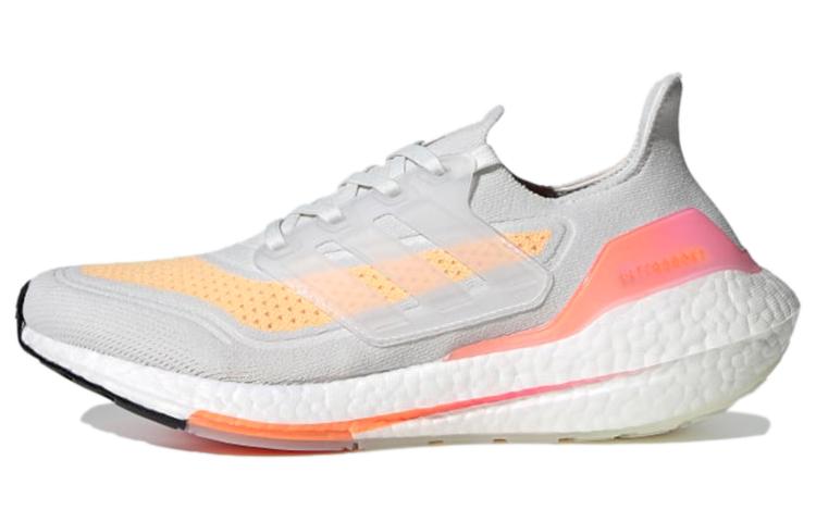 adidas Adidas UltraBoost 21 White Acid Orange Women's