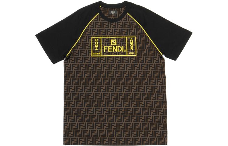 Fendi FENDI T Shirts Men Brown