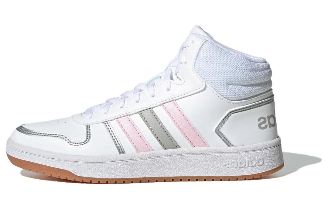 adidas Adidas Neo Hoops 2.0 Mid 'White Pink Grey' Women's