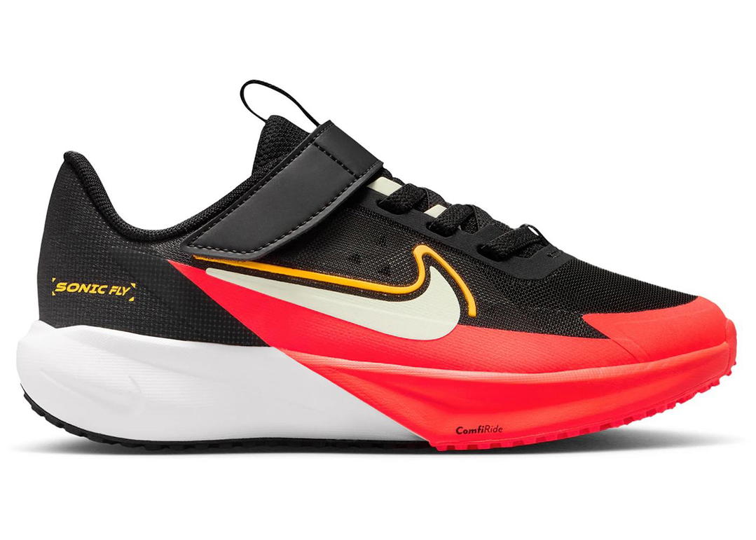 Nike Nike Sonic Fly Black Laser Orange Crimson Volt (PS)