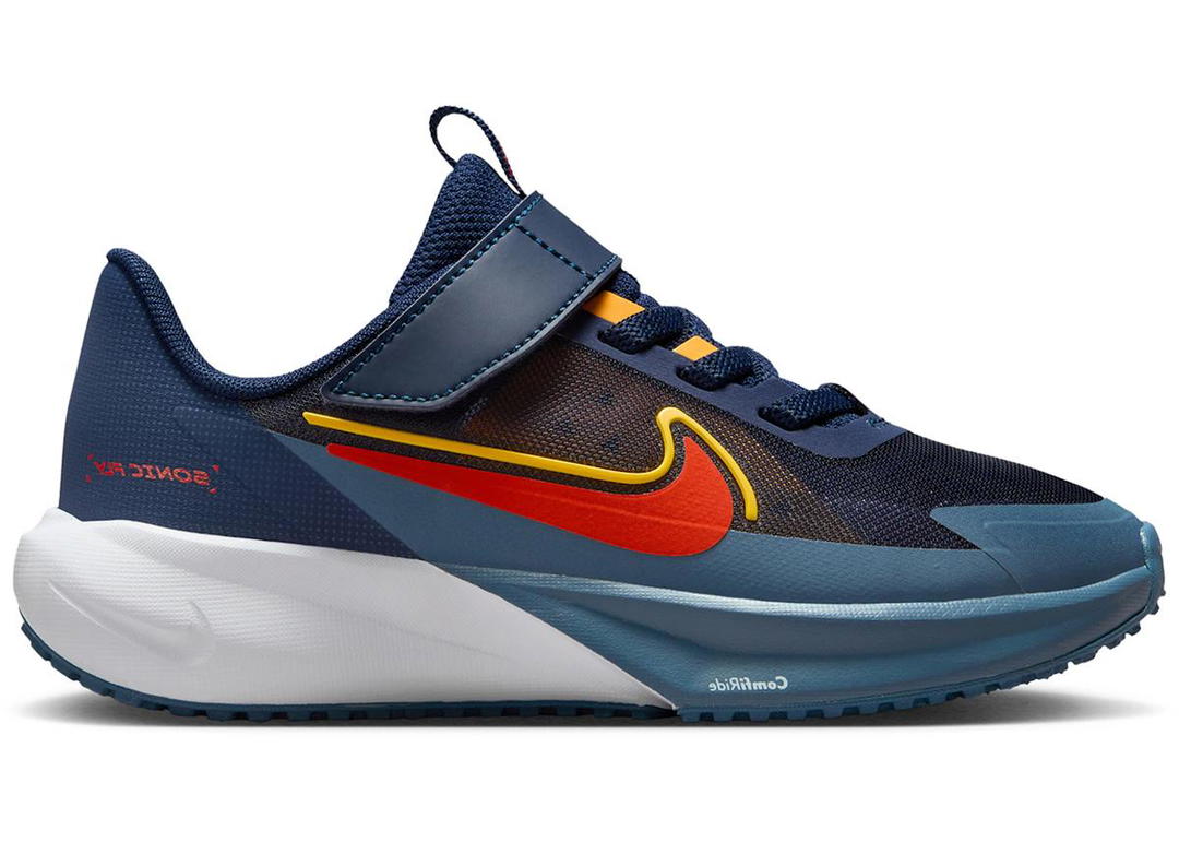 Nike Nike Sonic Fly Midnight Navy Laser Orange Vast Grey Picante Red (PS)