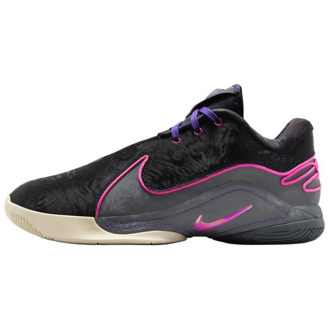 Nike Nike LeBron 22 Anti Slip Wear Resistant Low Top Basketball Shoes Unisex Black Gray Purple