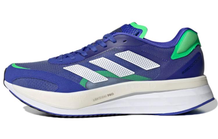 adidas Adidas Adizero Boston 10 Sonic Ink Screaming Green