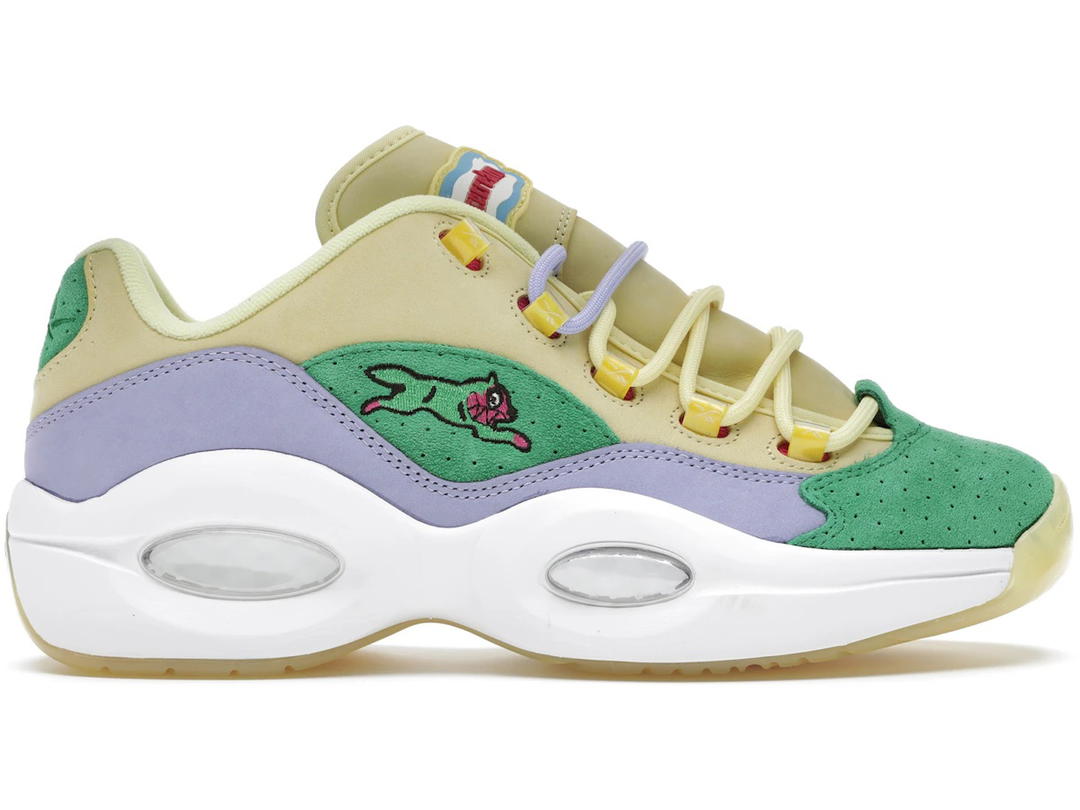 Reebok Reebok Question Low BBC Ice Cream Running Dog Yellow Green