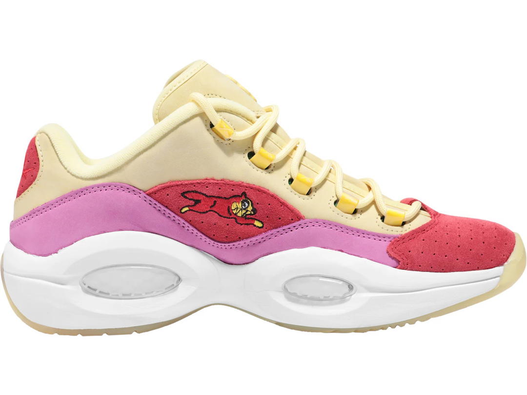 Reebok Reebok Question Low BBC Ice Cream Running Dog Yellow Red