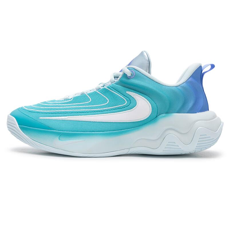 Nike Nike Giannis Immortality Anti Slip Wear Resistant Low Top Children's Basketball Shoes Green/Blue/White Teenagers