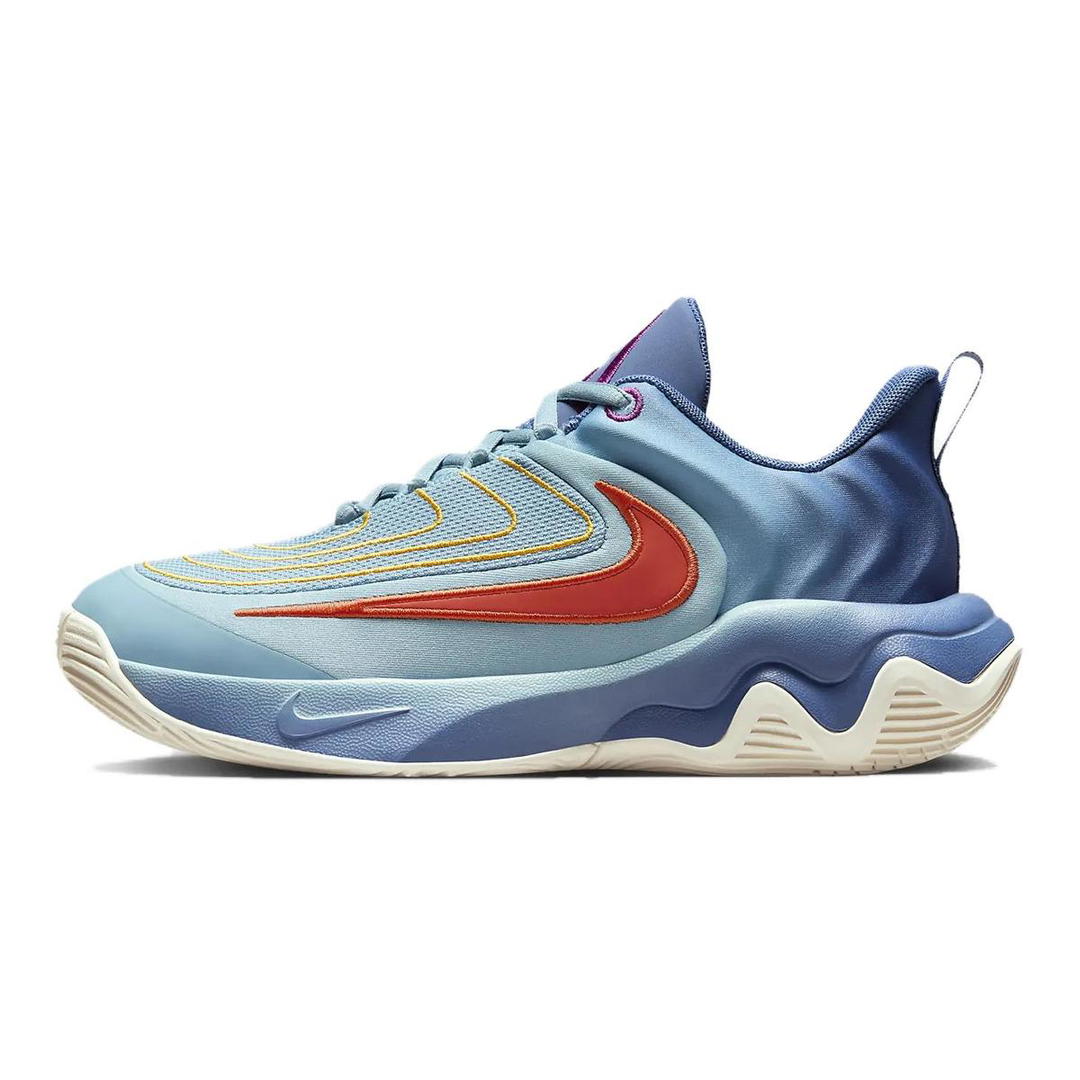 Nike Nike Giannis Immortality Slip Resistant Cushioning Low Top Children's Basketball Shoes Blue Teenagers