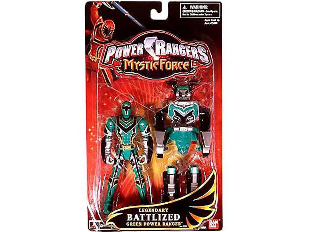 Bandai Bandai America Power Rangers Mystic Force Legendary Battlized Green Power Ranger Action Figure