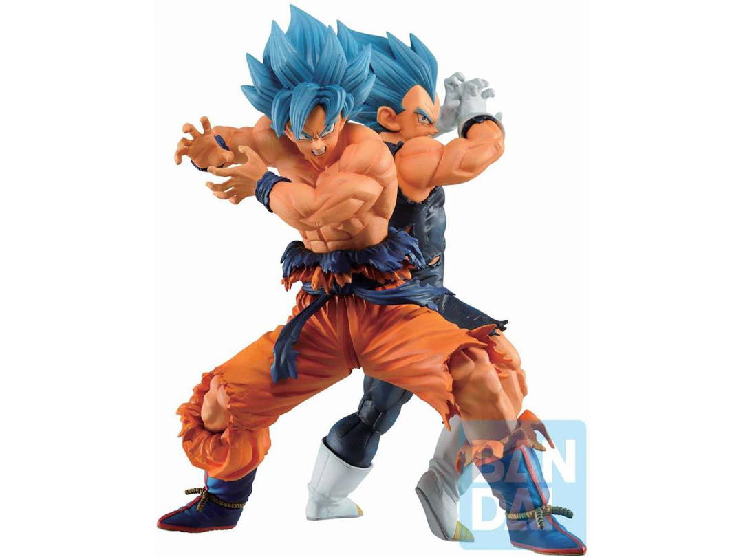 Bandai Bandai Japan Dragon Ball Ichiban Son Goku & Vegeta SSGSS Vs Omnibus Super Collectible PVC Figure