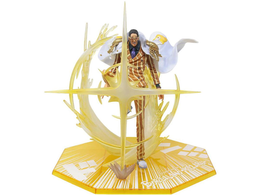 Bandai Bandai Figuarts Zero One Piece The Three Admirals Borsalino Kizaru Action Figure Yellow