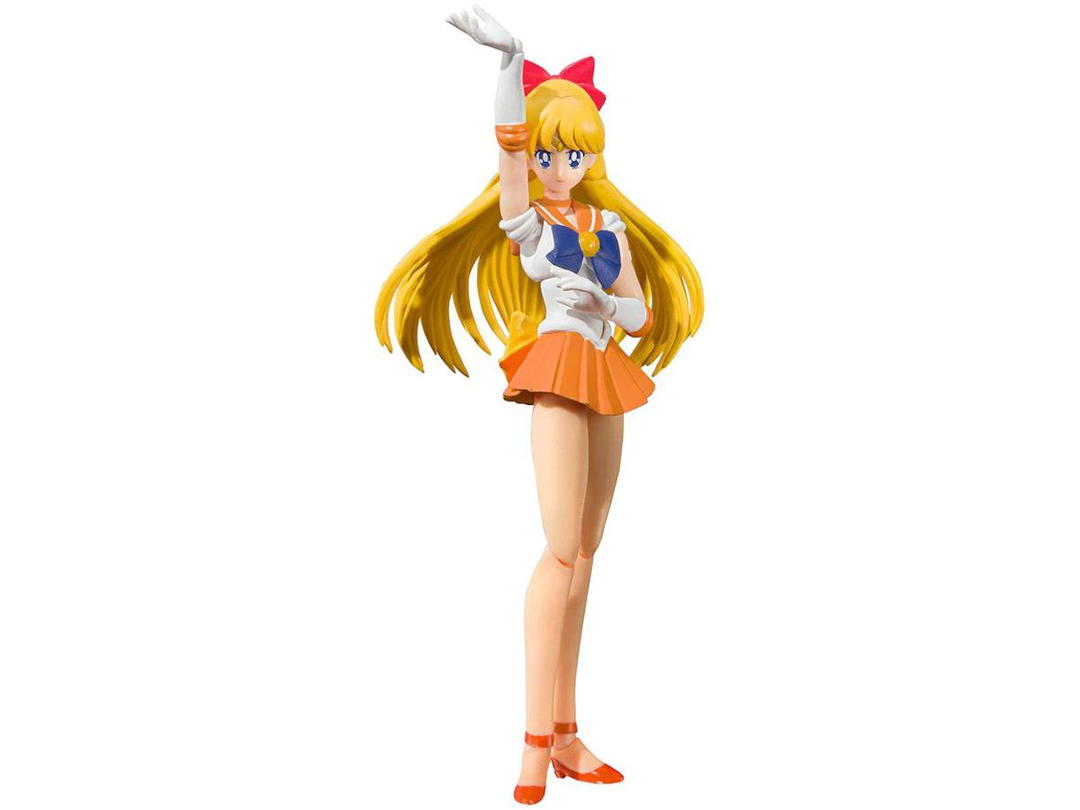 Bandai Bandai Japan Sailor Moon S.H. Figuarts Sailor Venus Animation Color Edition Action Figure