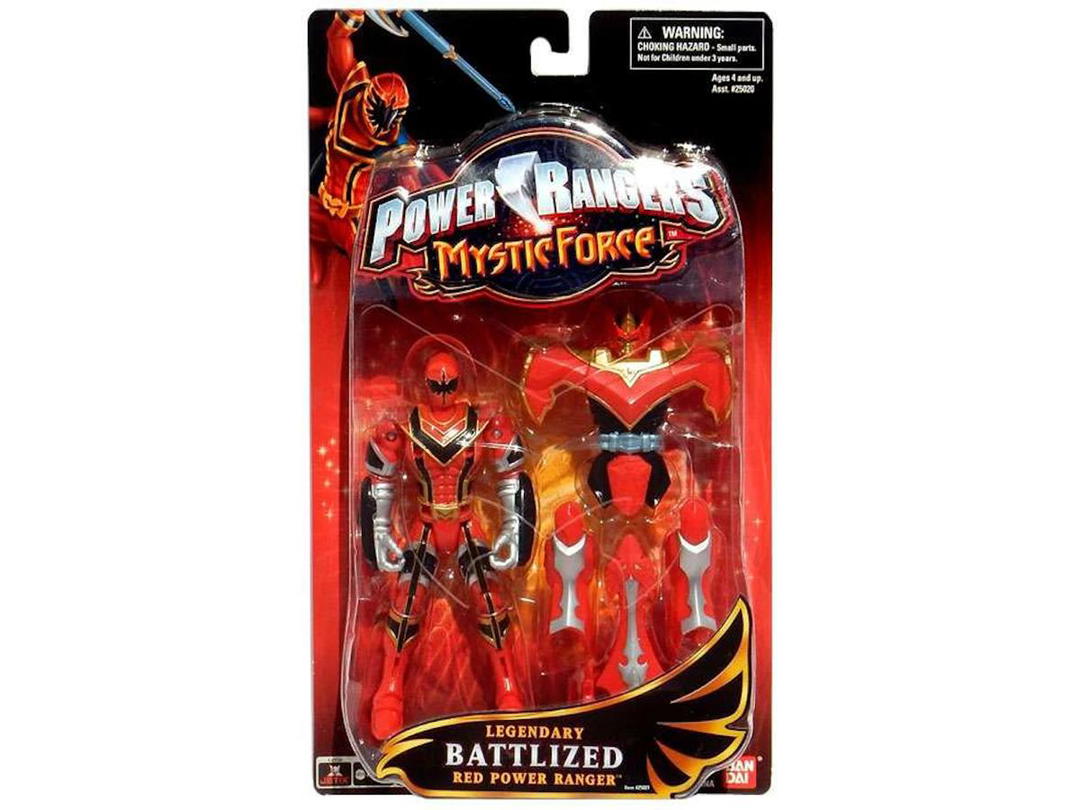 Bandai Bandai America Power Rangers Mystic Force Legendary Battlized Red Power Ranger Action Figure